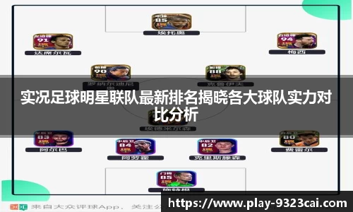 实况足球明星联队最新排名揭晓各大球队实力对比分析